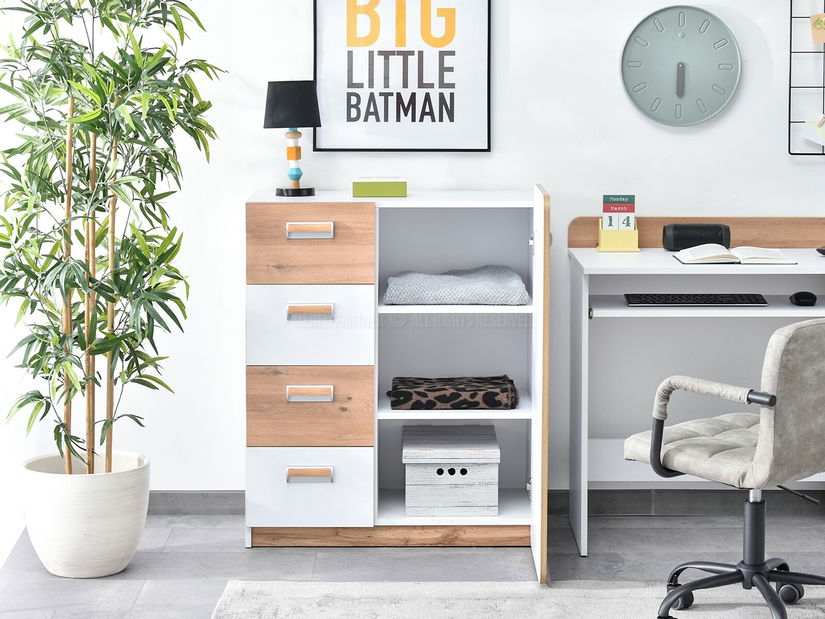 Nábytek do studentského pokoje Clerigo 03 (bílá)