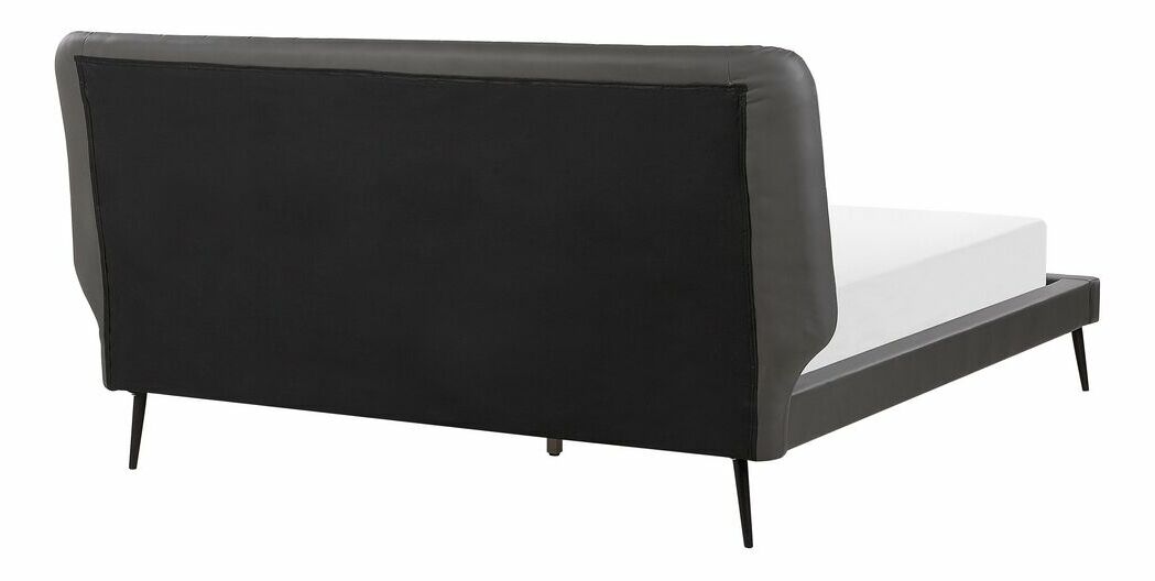 Manželská postel 160 cm ESONNA (s roštem) (šedá)