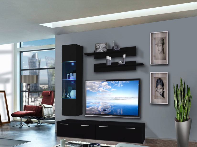 Obývací stěna Ledge 25 ZZ LE F1 (s osvětlením)