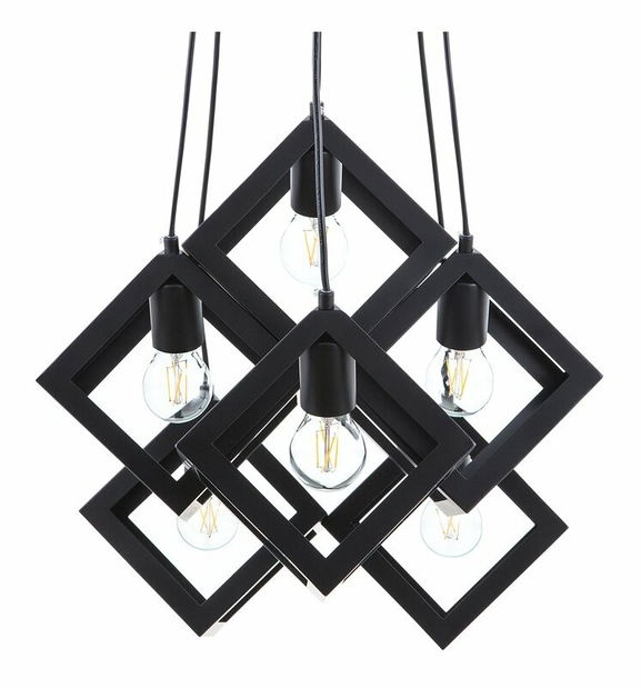 Závěsná lampa Cambe (černá)