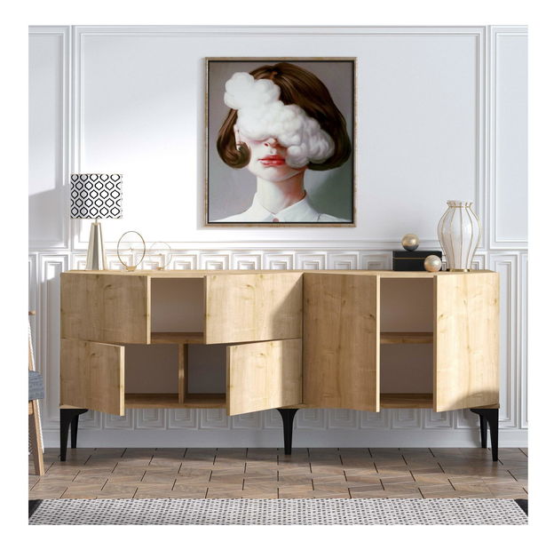 Skříňka Aliex 10 (dub safírový)