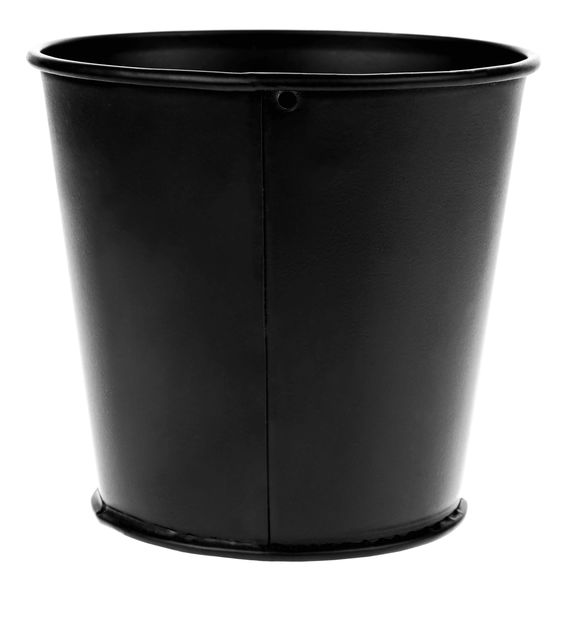 Retro květináč ve tvaru kola Esca (bordová + černá)