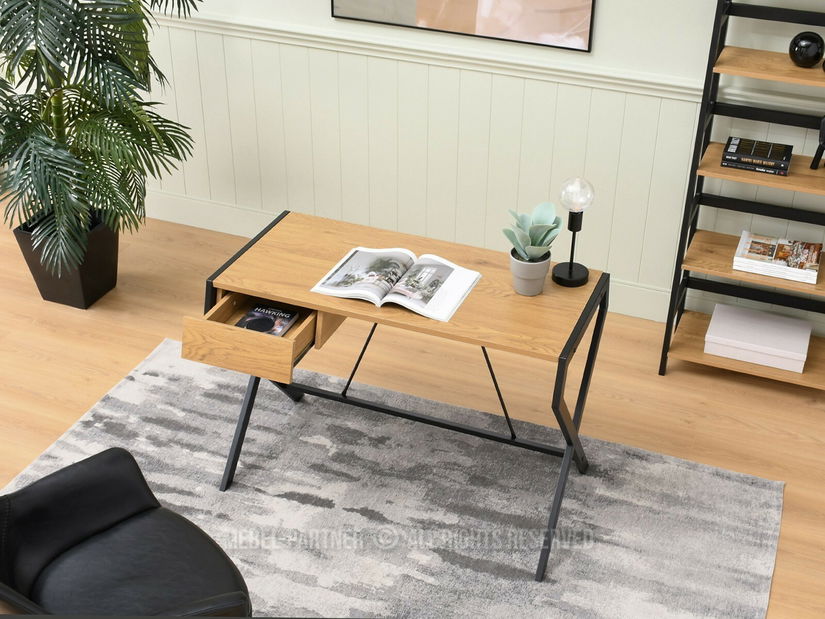 PC stolek Desiguo (dub + černá)