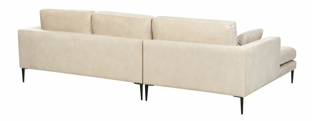 Rohová sedací souprava Fraser (krémová) (P)