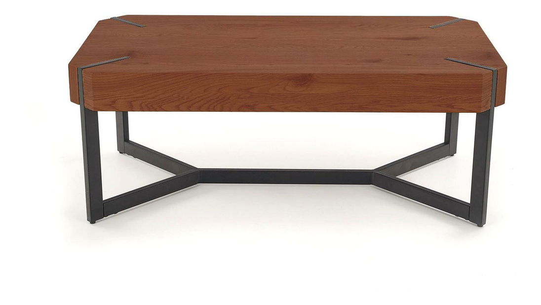 Konferenční stolek Ladolce (ořech + černá)