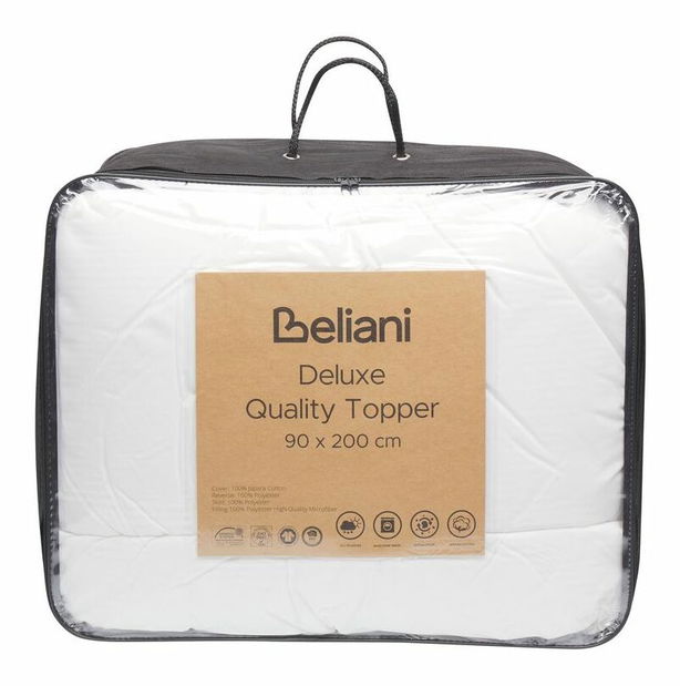 Potah na matraci 200x90 cm Travis (bílá)