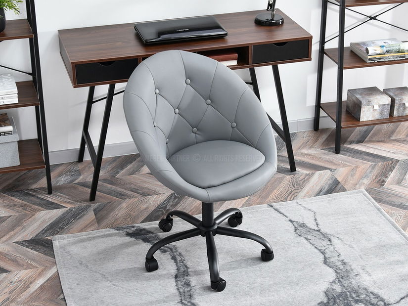 Křeslo Lush 4 (šedá + černá)