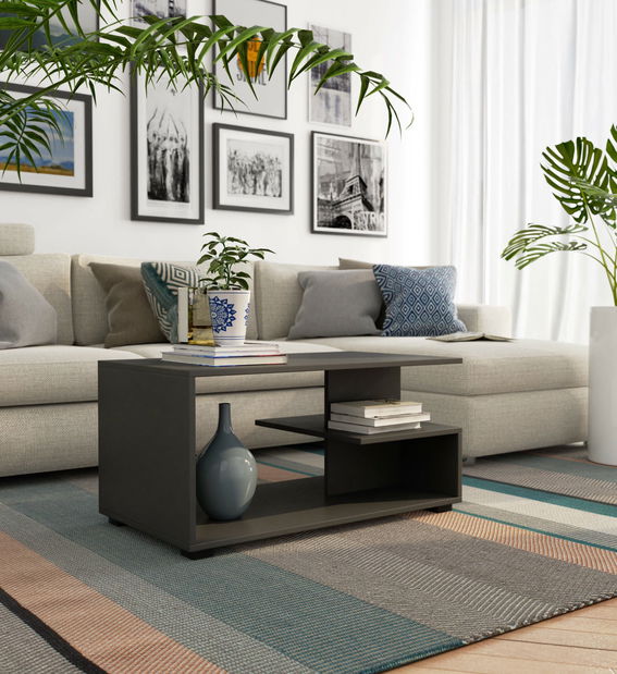 Konferenční stolek Palak (grafit šedý)