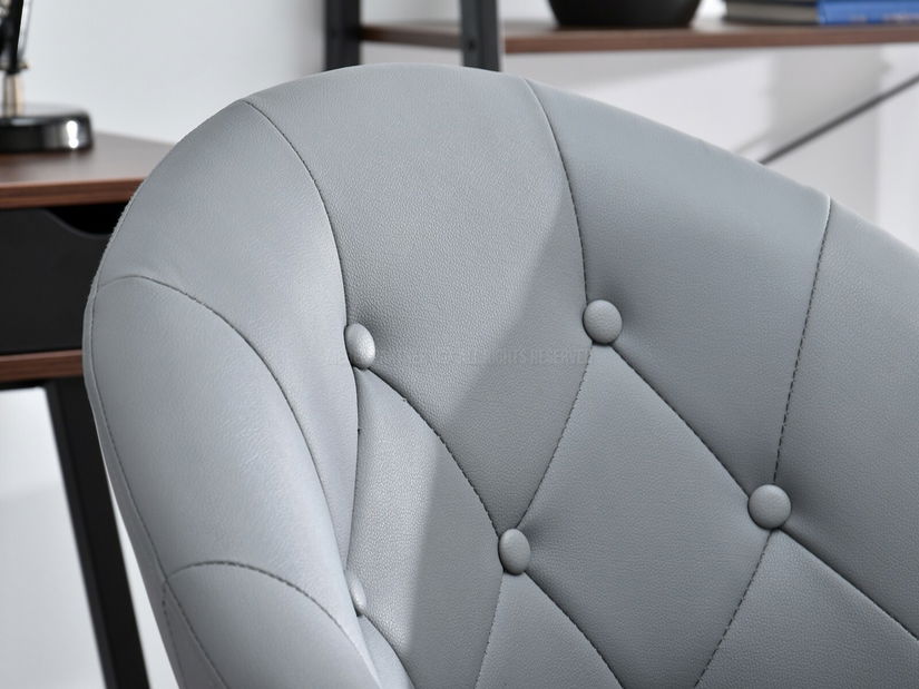 Křeslo Lush 4 (šedá + černá)