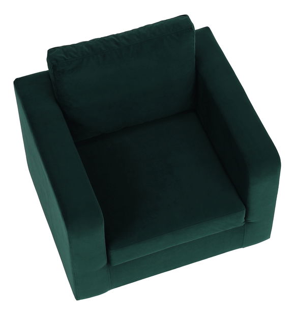 Křeslo Likuma (smaragdová)