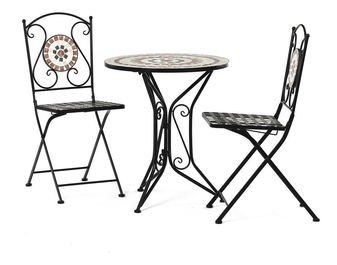 Zahradní set Unomassa (černá) (pro 2 osoby)