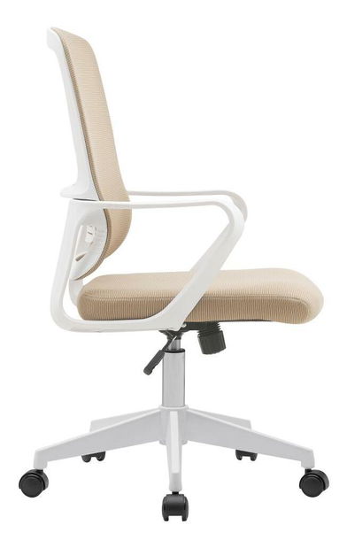 Kancelářské křeslo Salomi 1 (béžová + bílá)