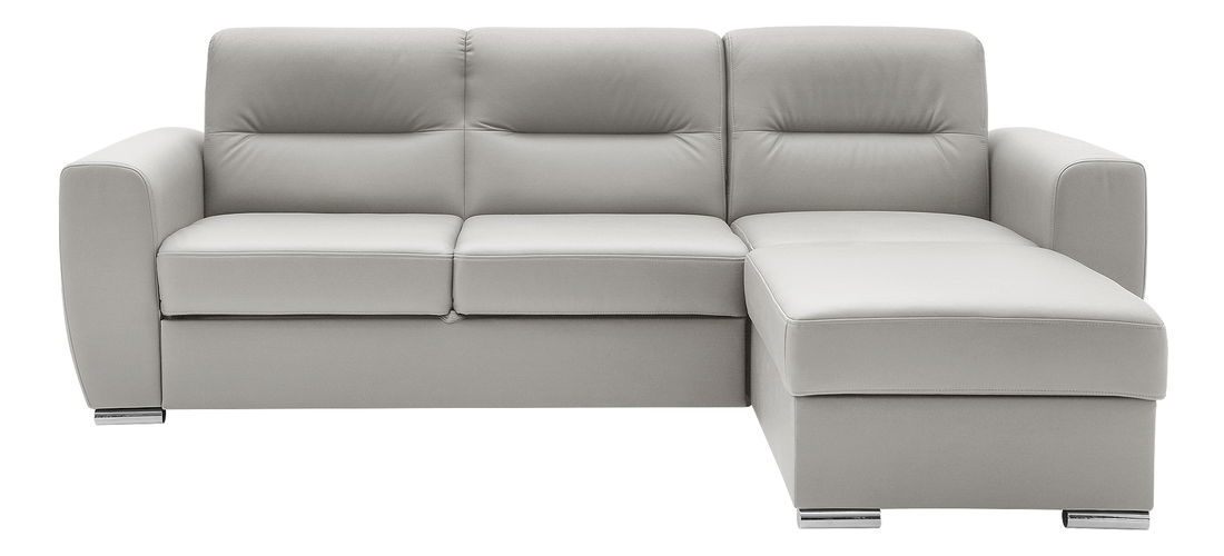 Rohová sedačka Renold (světle šedá) (s úl. prostorem)