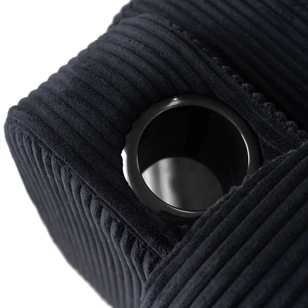 Polohovací křeslo Trigesimo (černá)