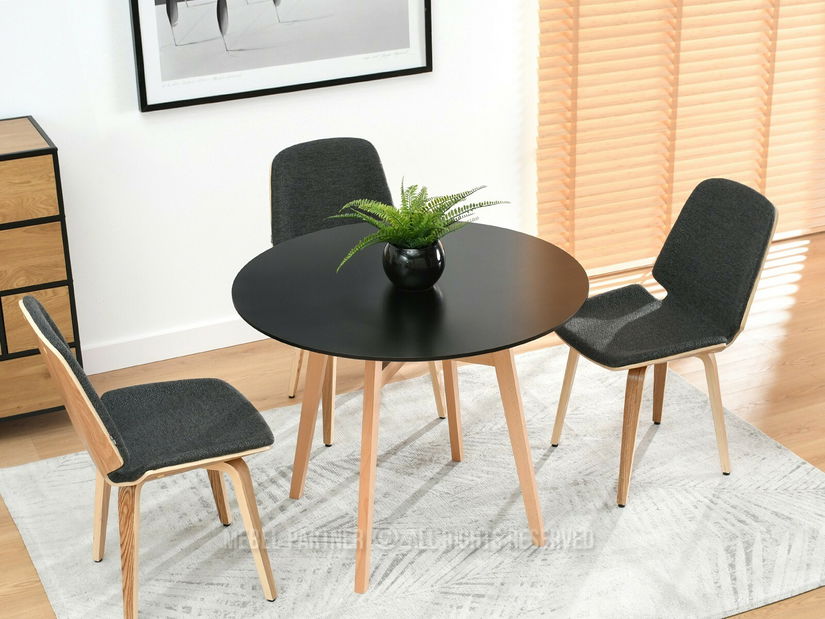 Jídelní stůl Croc (černá + buk)