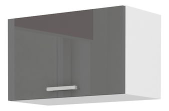Horní kuchyňská skříňka Saria 60 OK 40 (lesk šedý)