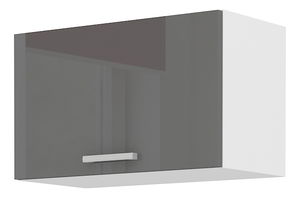 Horní kuchyňská skříňka Saria 60 OK 40 (lesk šedý)