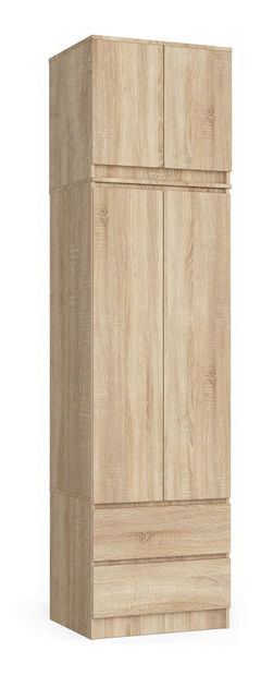 Šatní skříň Sahil (dub sonoma)