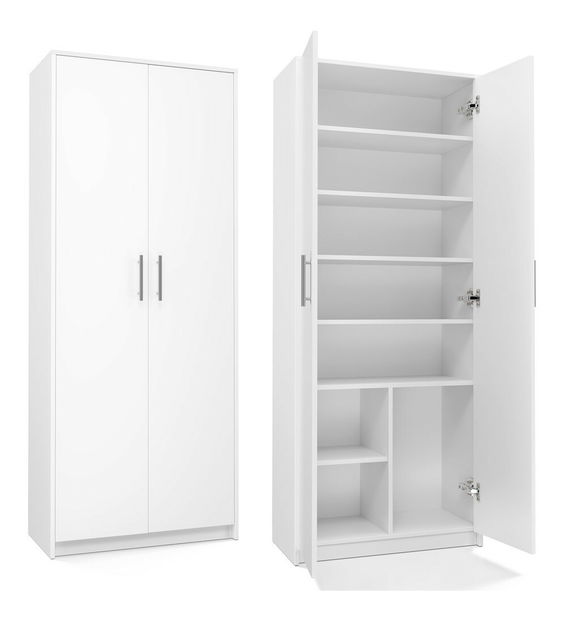 Policová skříň Obtenidas 1 (bílá)