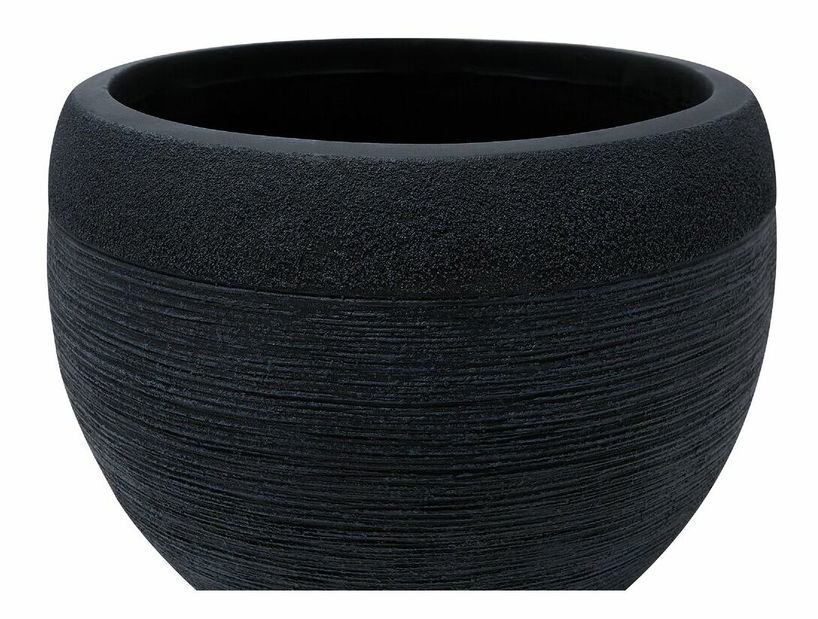Květináč 30 cm- Zakza (černá)