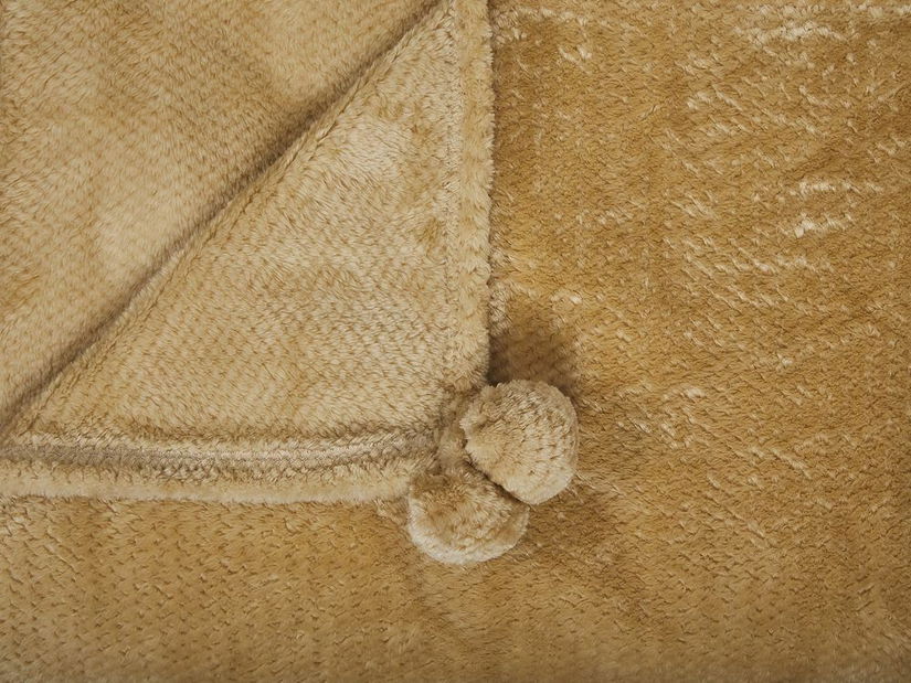 Deka 220x200 cm SALIER (polyester) (žlutá)