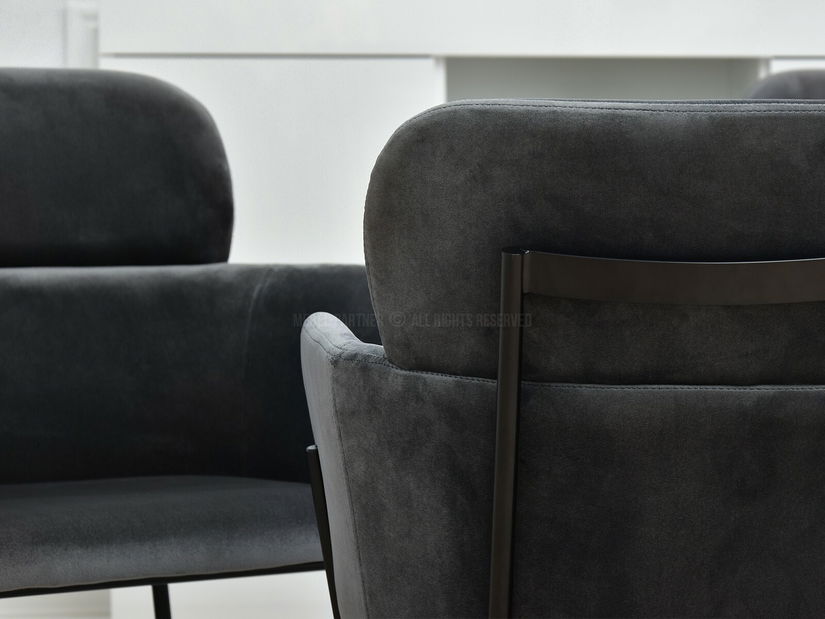 Židle Baggie K (grafit + černá)