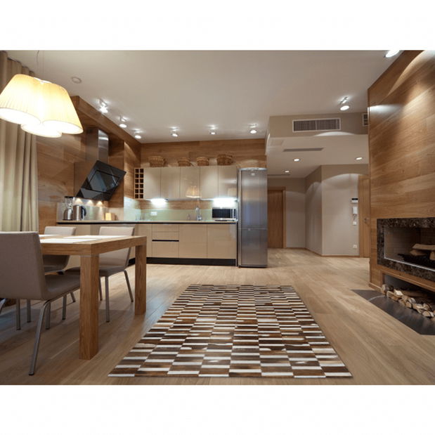 Kožený koberec 69x140 cm Koza typ 5