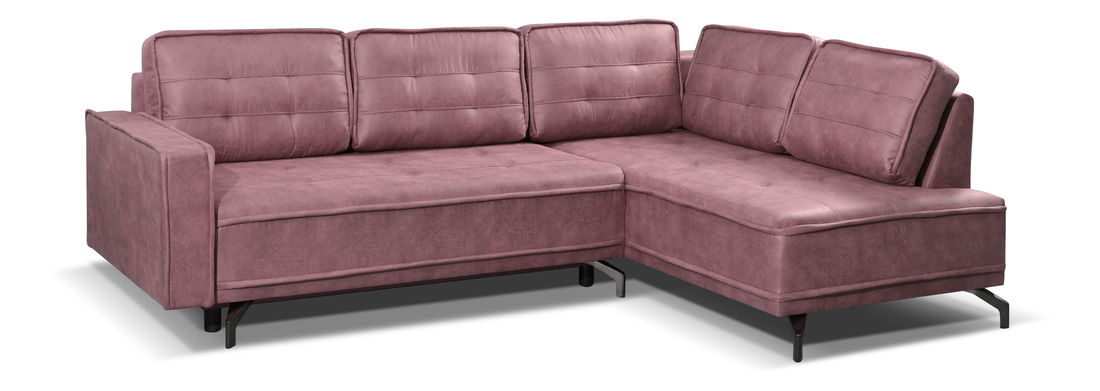 Rohová sedací souprava Tanore (růžová) (P)