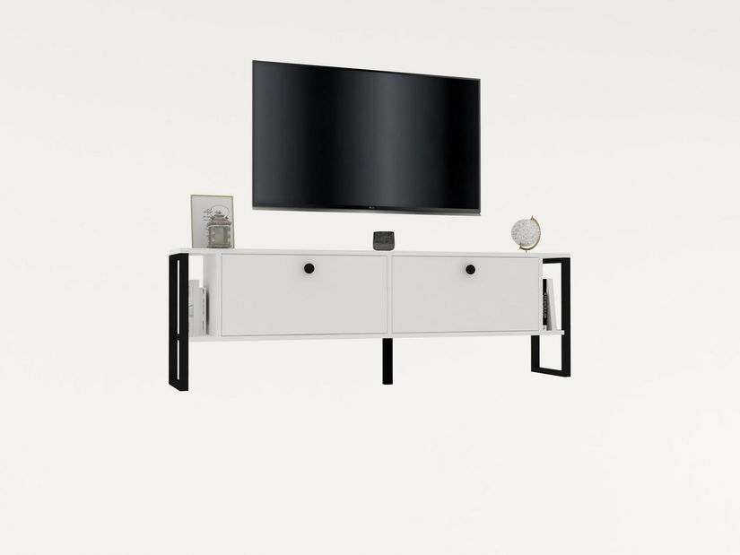 TV stolík/skrinka Satadu 2 (bílá)