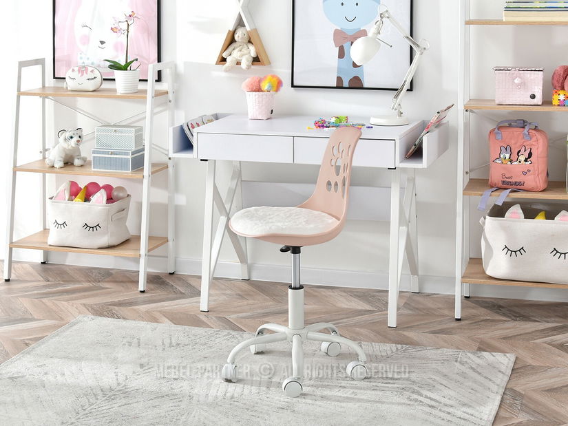 Dětská židle Footy (růžová + bílá)