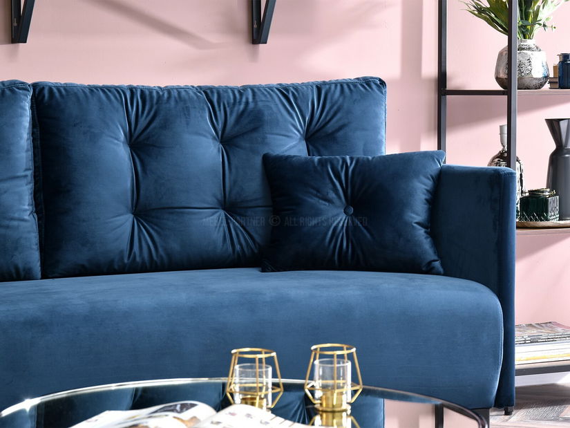 Pohovka dvousedačka Mastil (černá)