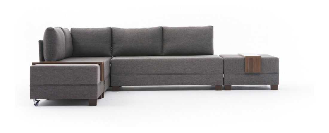 Rohová sedačka Flay 1 (červená) (L)