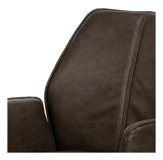 Jídelní židle Hamea-398-BR3 (tmavě hnědá + černá)