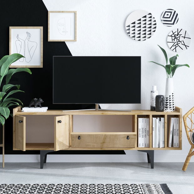 TV stolek/skříňka Aliex 2 (Dub safírový)