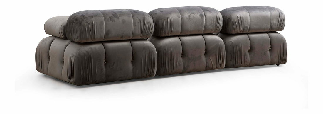 Pohovka 3-sed Bubel (šedá)