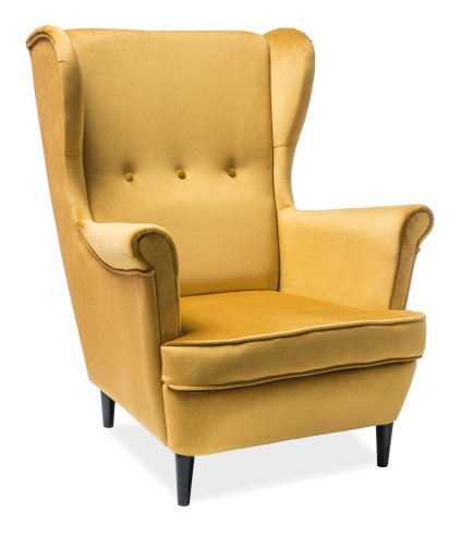 Relaxační křeslo Linn (žlutá)