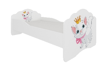 Dětská postel 160x80 cm Cassi (S roštem a matrací) (kočka)