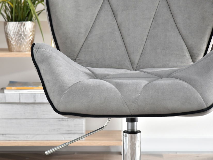 Křeslo Velma S (šedá + černá)