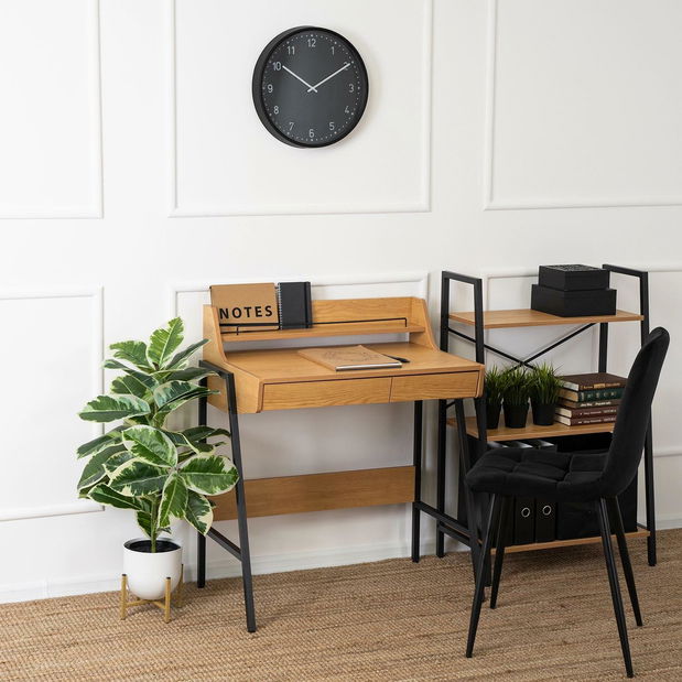 Psací stolek Propulsor (dub + černá)