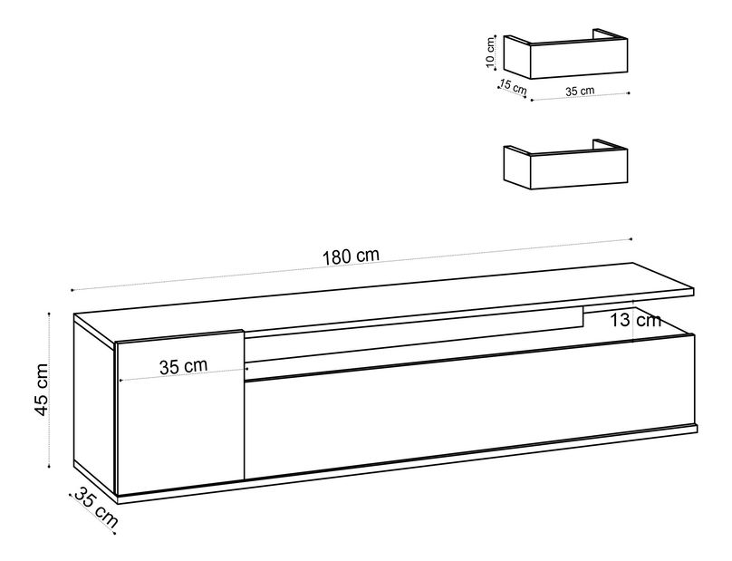 Obývací stěna Alikate