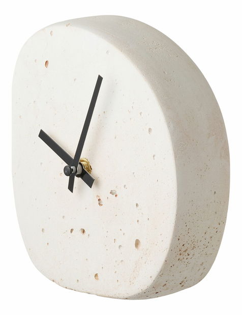 Stolní hodiny Lsavoria (bílá)