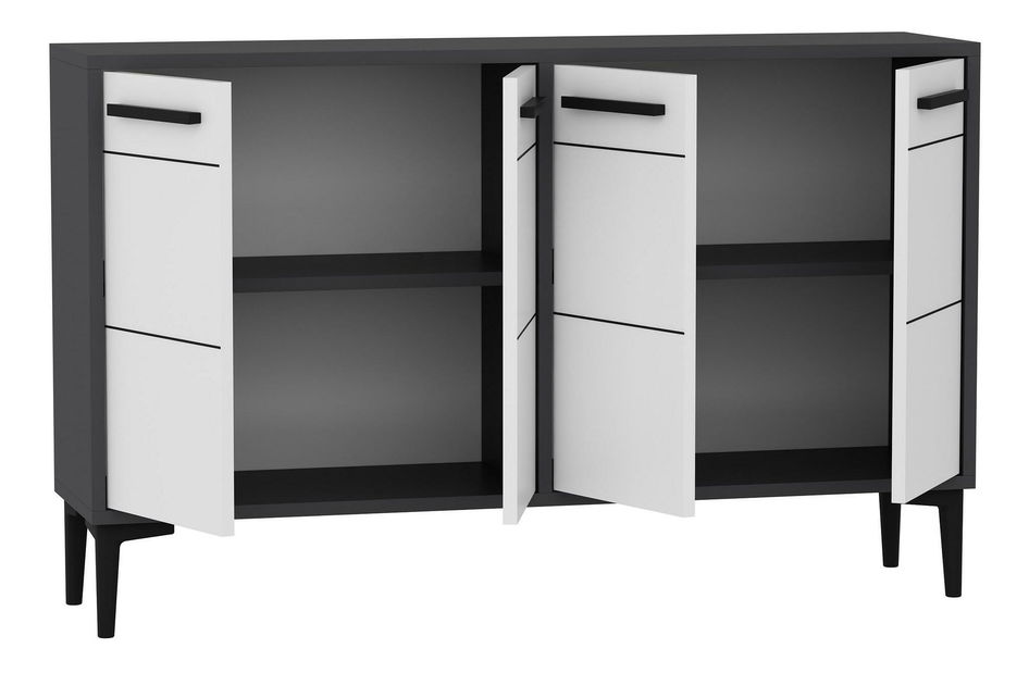 Komoda Daduko (antracit + bílá)