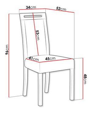 Jídelní židle Hellen V (krémová + bílá)