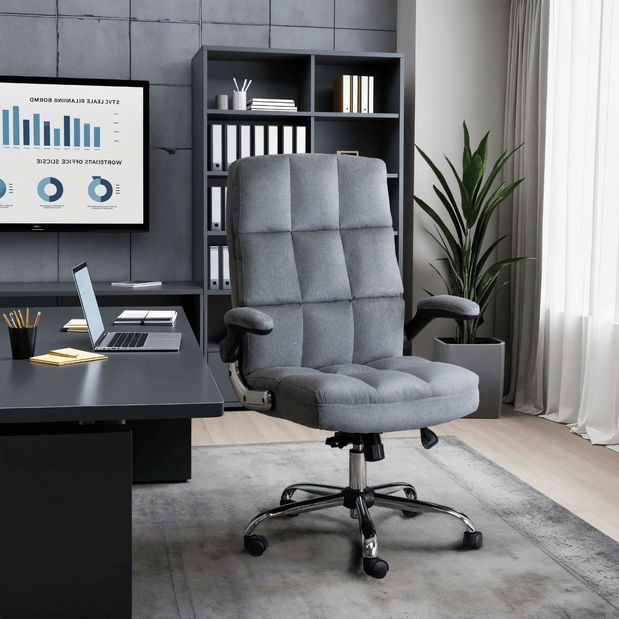 Kancelářské křeslo Limpieza (šedá)