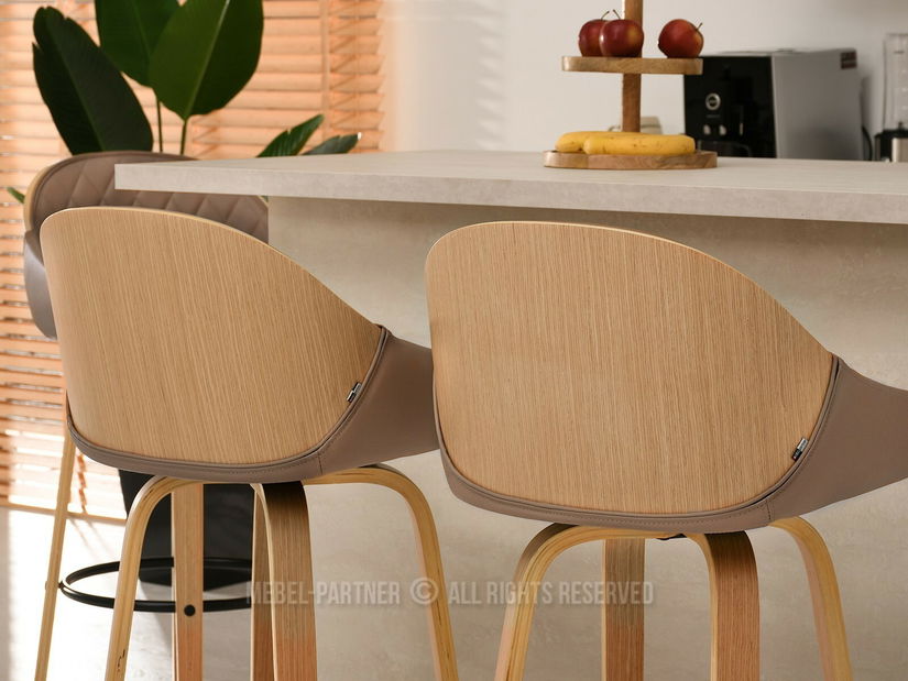 Židle Hypo (béžová + dub)