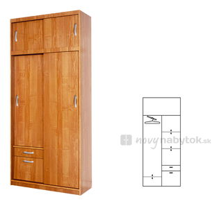 Šatní skříň Alfonzo 1