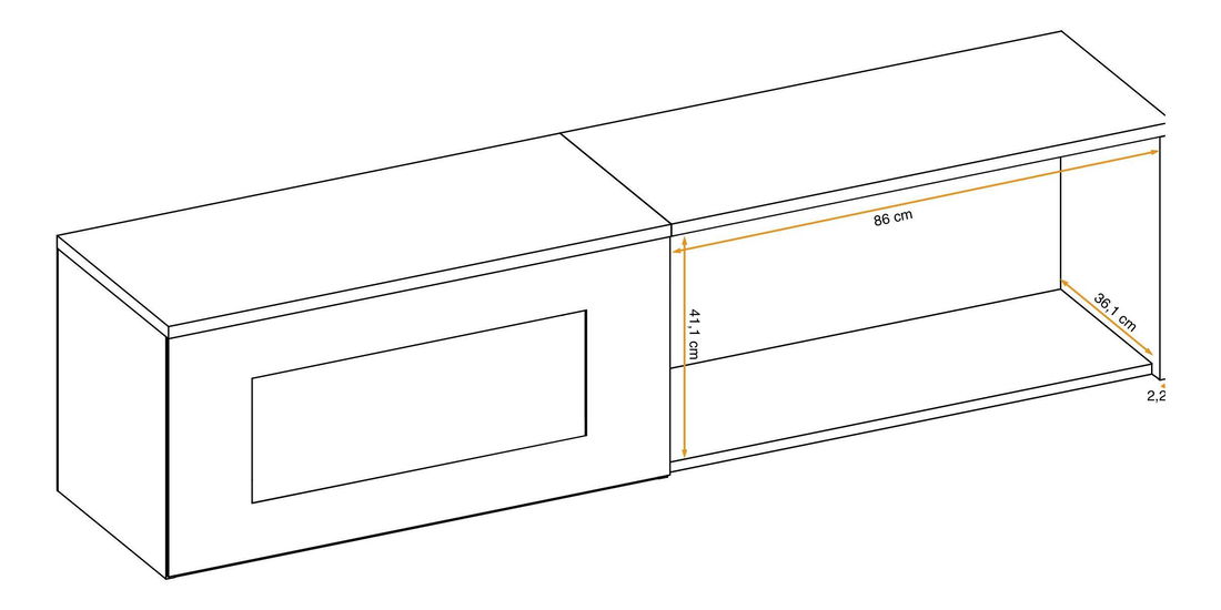 Tv stolek/skříňka Dalton (antracit + dub flagstaff) (s elektrickým krbem)