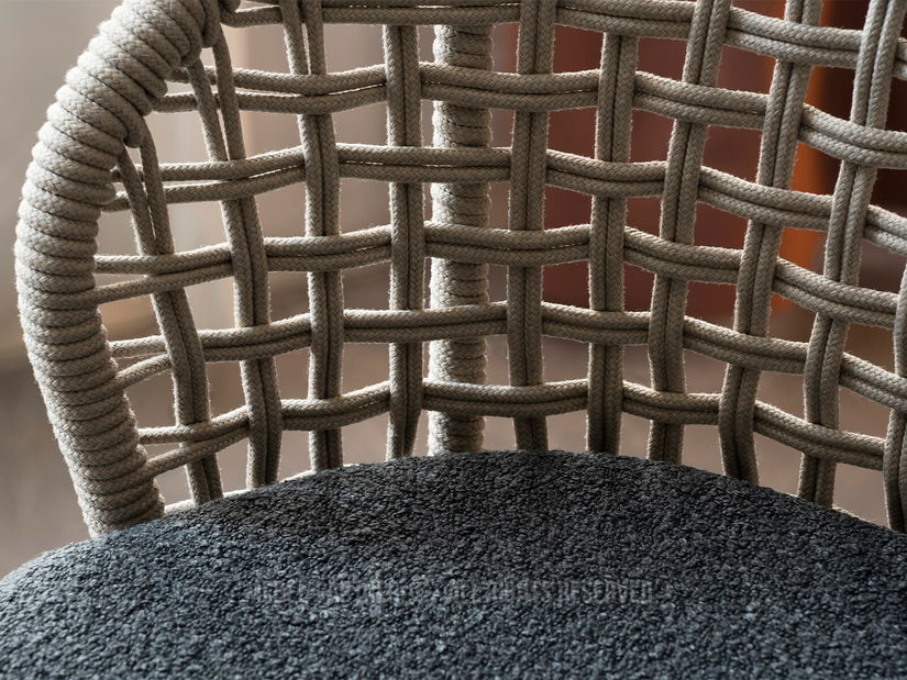 Barová židle Moan (grafitová + černá)