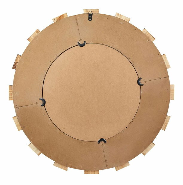 Nástěnné zrcadlo Evangeline (světlé dřevo)