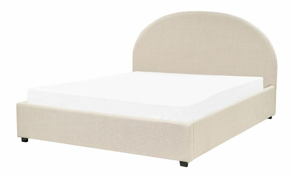 Manželská postel 160 cm Verena (světlohnědá) (s roštem a úložným prostorem)